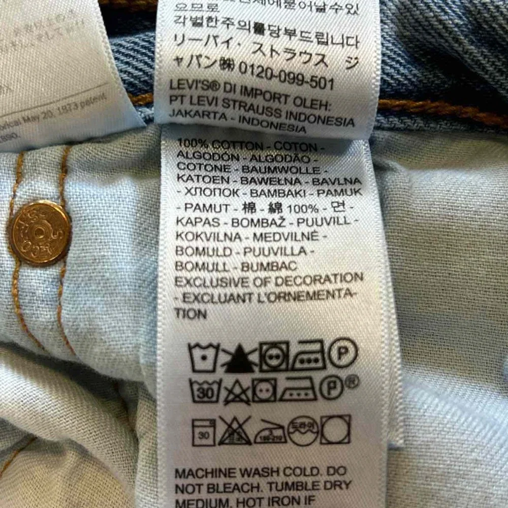 Levis blue denim
